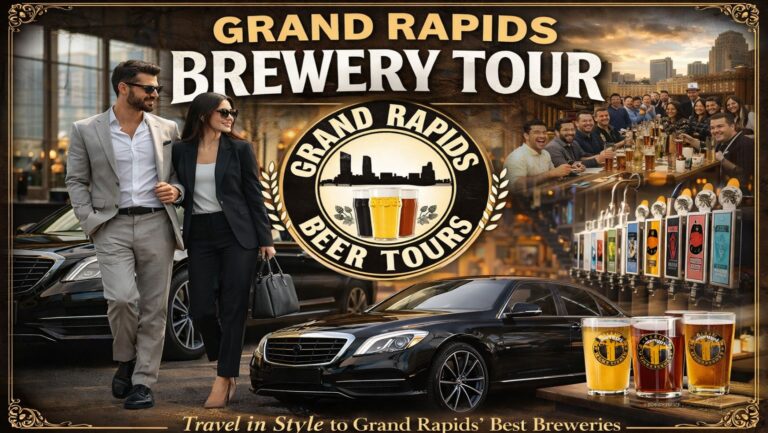 Grand Rapids brewery tour transportation with beer city rides during a luxury grand rapids brewery crawl experience